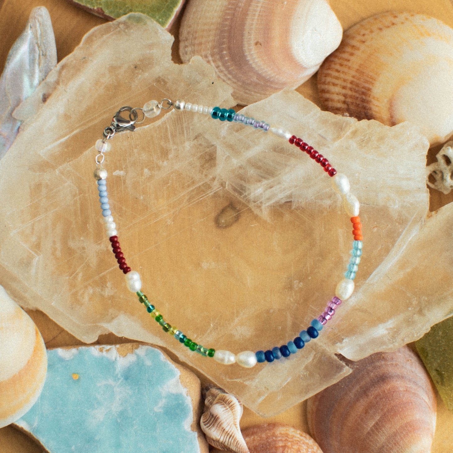 Color Block Pearl Bracelet