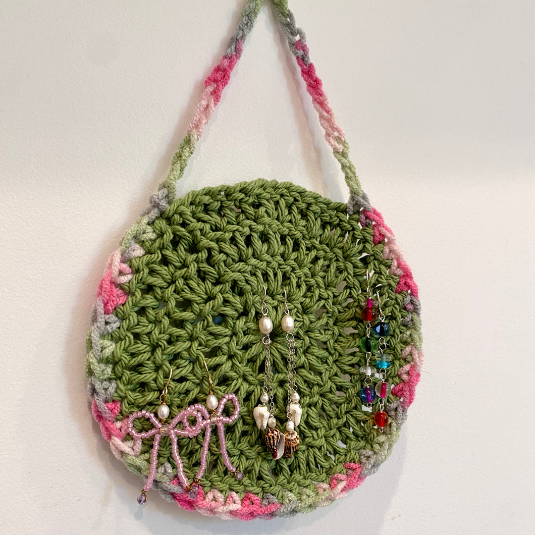 Crocheted Earring Hanger