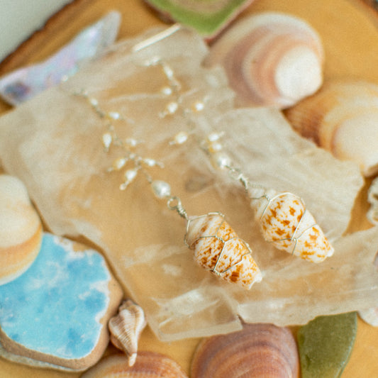 Mediterranean Sea Shell Earrings