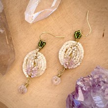 Load image into Gallery viewer, Beaded Lily Earrings
