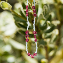 Load image into Gallery viewer, Scarlet Blossom Anklet MADE TO ORDER
