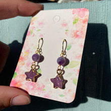 Load image into Gallery viewer, Amethyst Starlight Earrings
